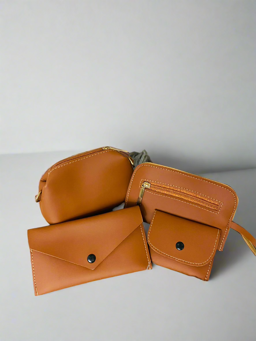 Jimmy Choo Branded Handbag - Pack Of 5 - Brown Colour