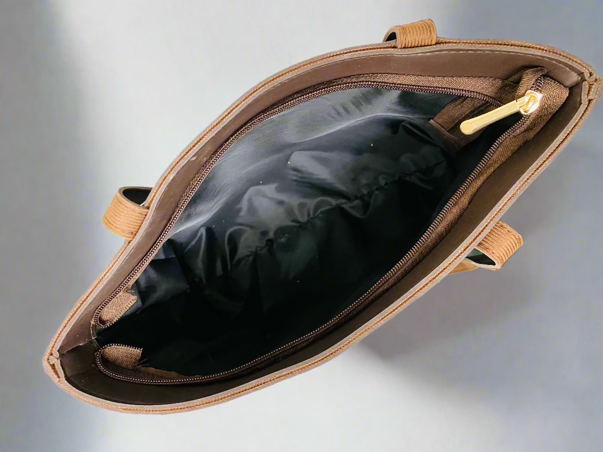 Umber Swiss Premium Silk ToteBag - Pack of 4 - Brown Umber Colour