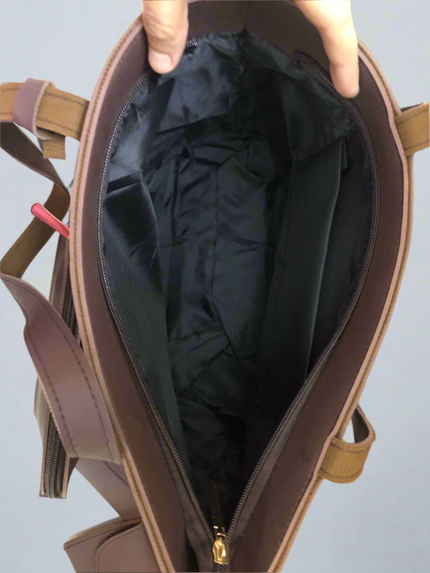 Brown Suede Premium tote bag - Pack Of 4