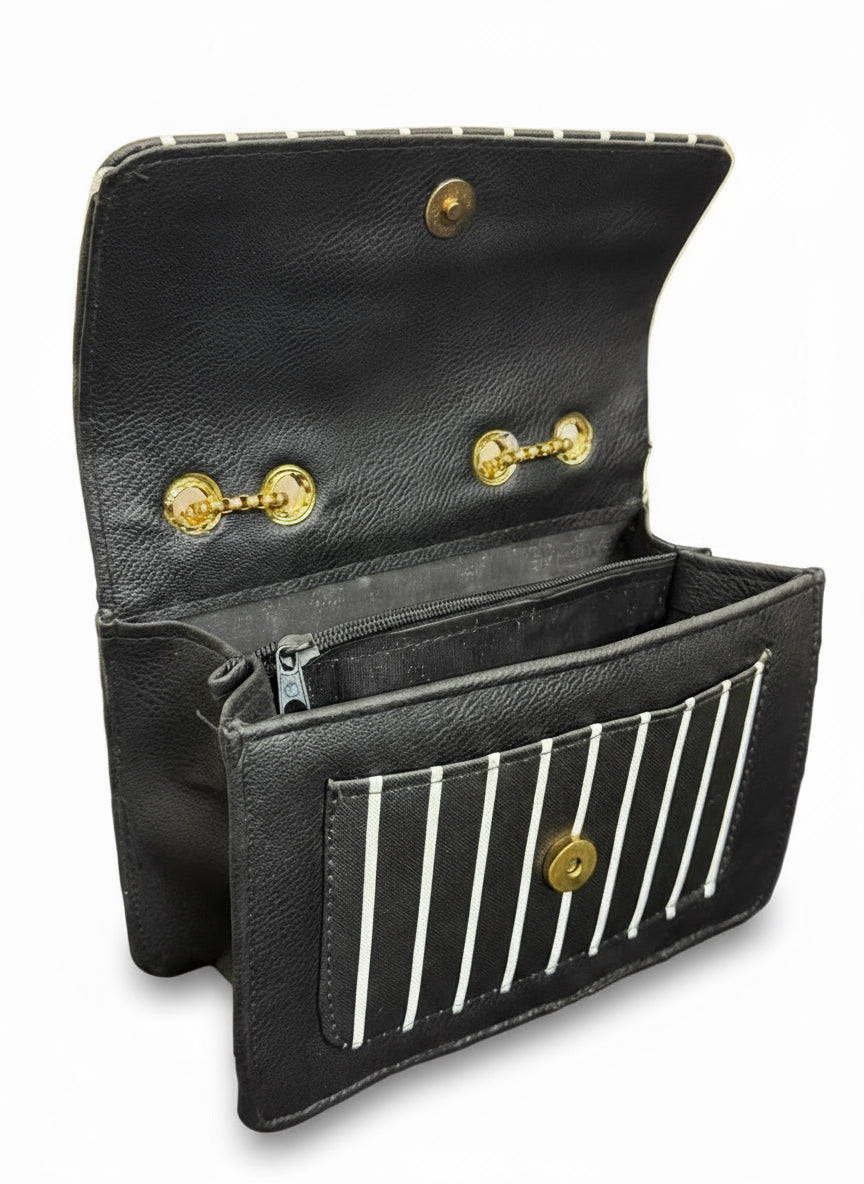 Charlies & Keith Crossbody Bag - Chinese Manufactured - Black Colour