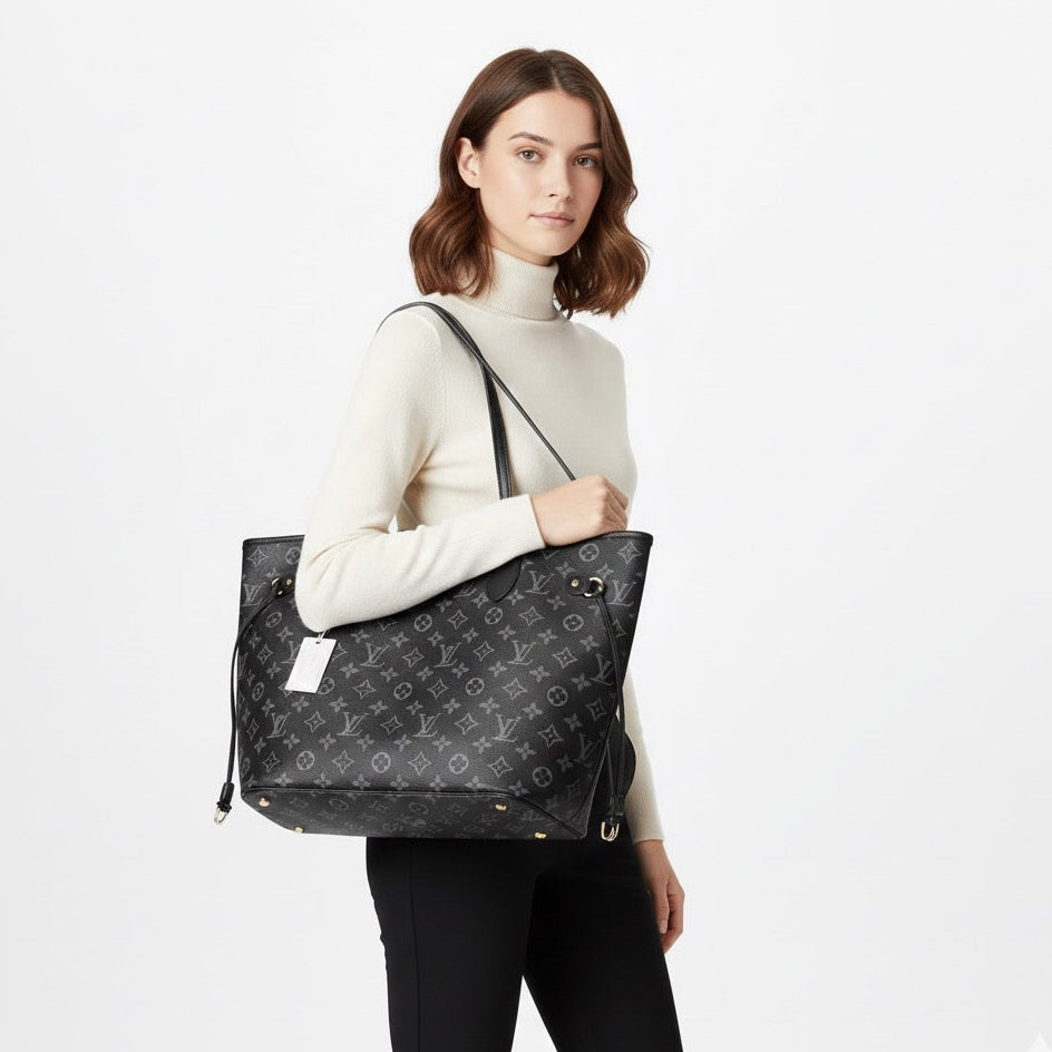 Louis Vuitton Neverfull Tote Bag – Imported Edition (With Box)