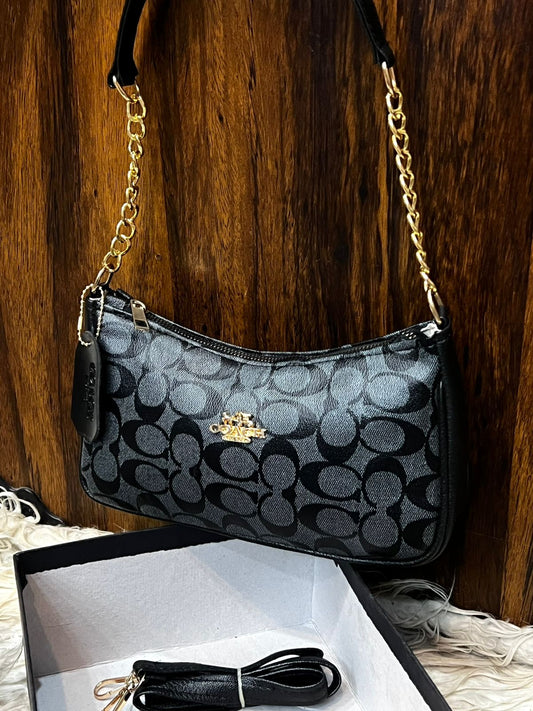 Coach Teri Shoulder Bag - Black Colour