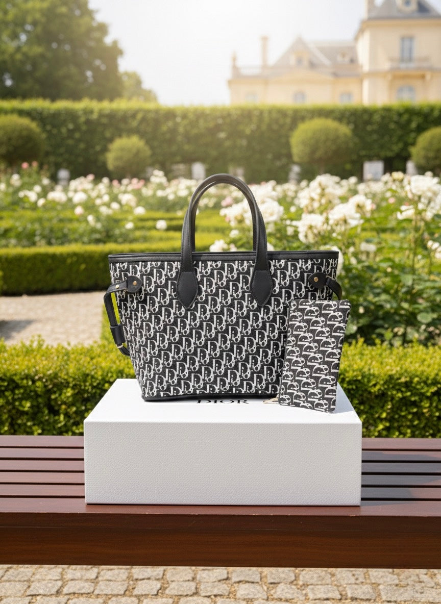 Dior-Inspired Signature Tote Bag – With Premium Box