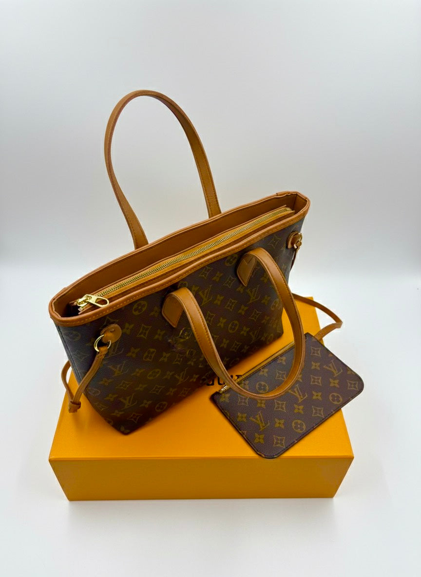 Louis Vuitton Neverfull L - Brown Tote Bag – Imported Edition (With Box)