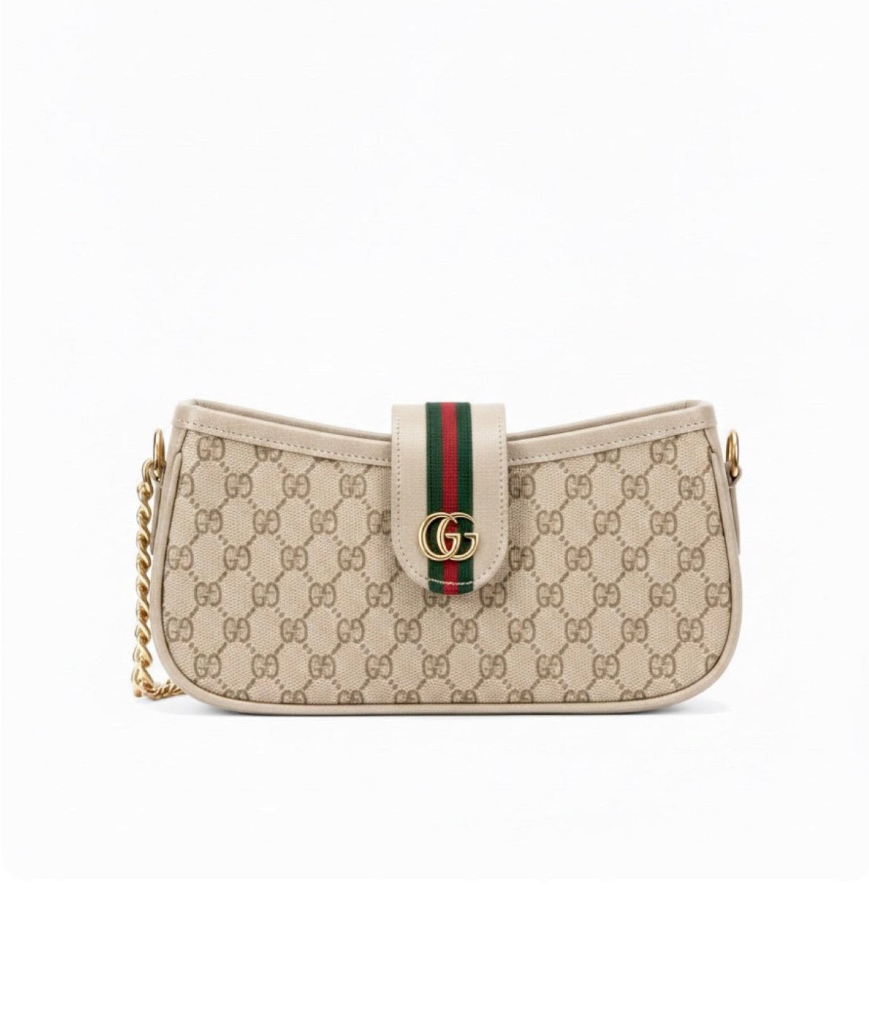Gucci GG Monogram Skin Colour Canvas Luxury Shoulder Bag