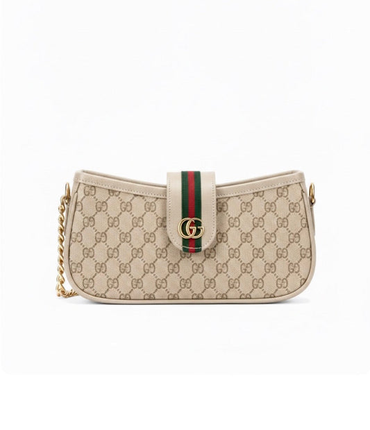 Gucci GG Monogram Skin Colour Canvas Luxury Shoulder Bag