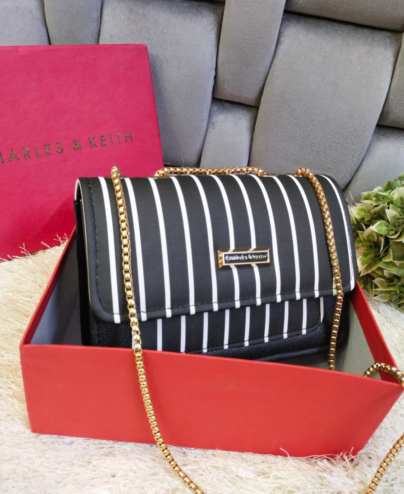 Charlies & Keith Crossbody Bag - Chinese Manufactured - Black Colour