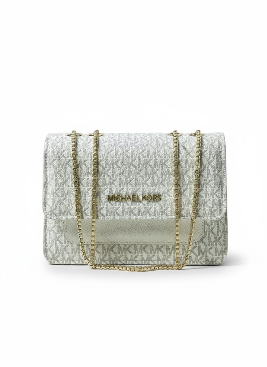 Michael Kors Crossbody Bag - Super White Colour - MK BRANDED