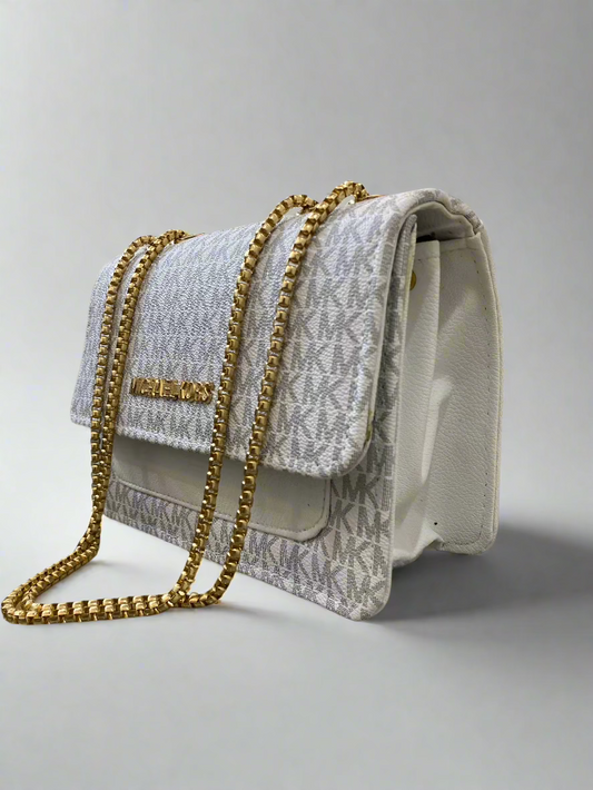 Michael Kors Crossbody Bag - Super White Colour - MK BRANDED