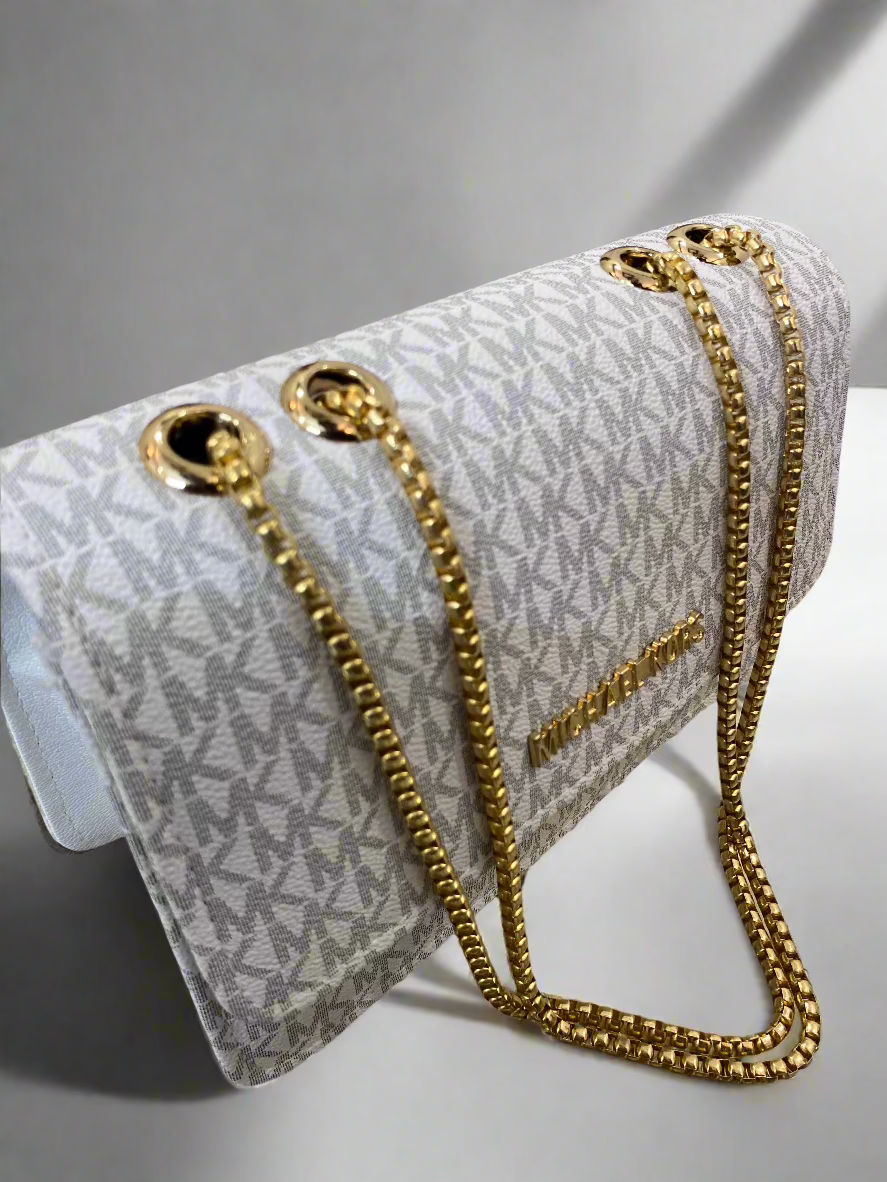 Michael Kors Crossbody Bag - Super White Colour - MK BRANDED