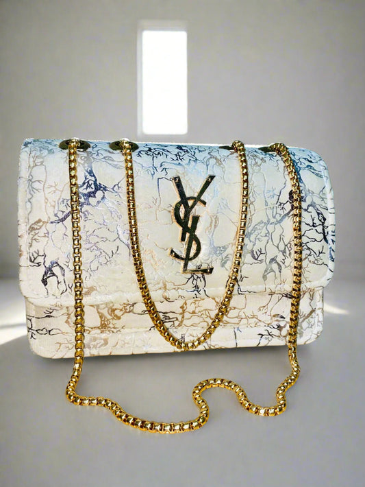 Storm YSL Branded Crossbody Bag - Saint Laurent Branded