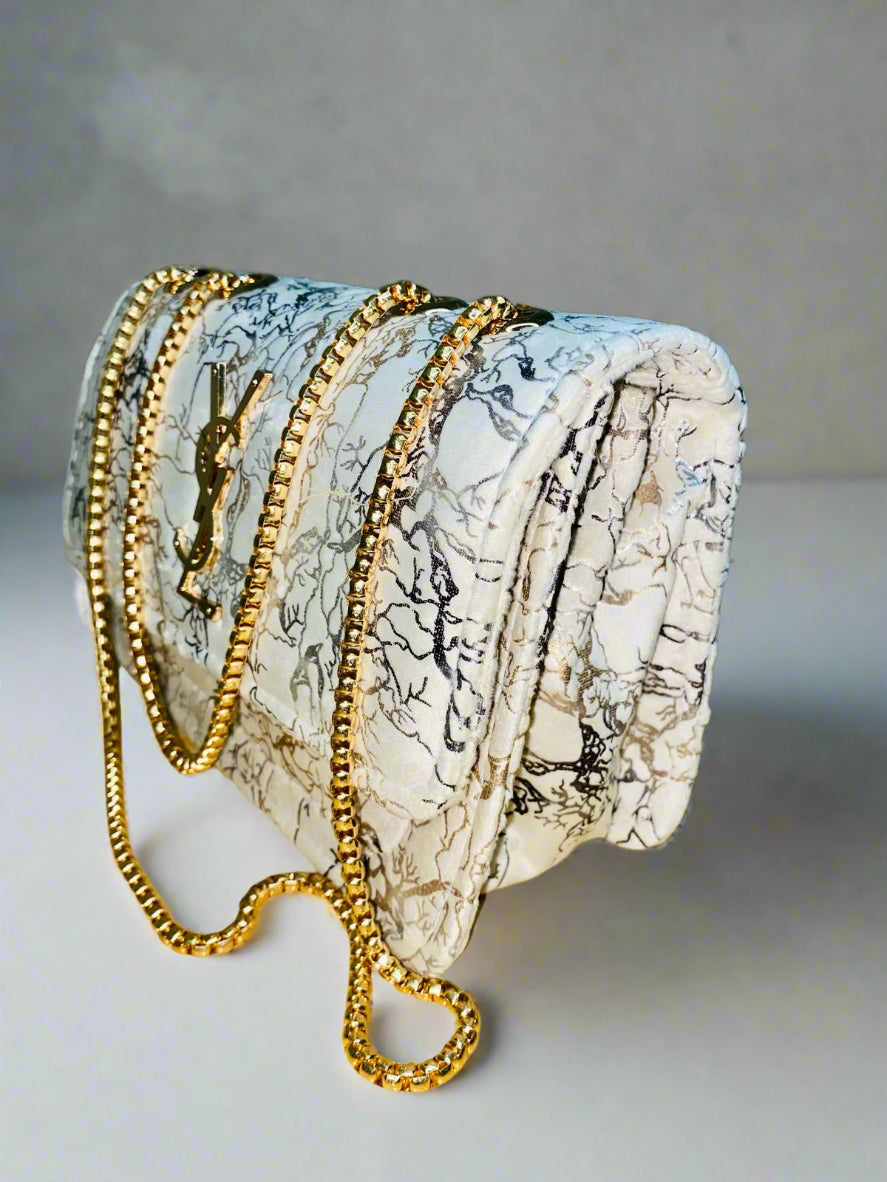 Storm YSL Branded Crossbody Bag - Saint Laurent Branded