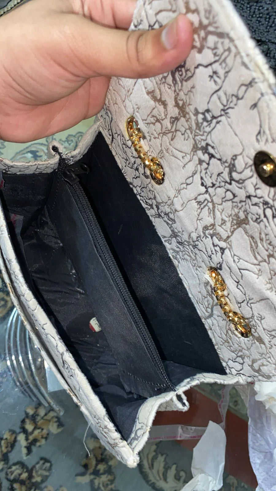 Storm YSL Branded Crossbody Bag - Saint Laurent Branded