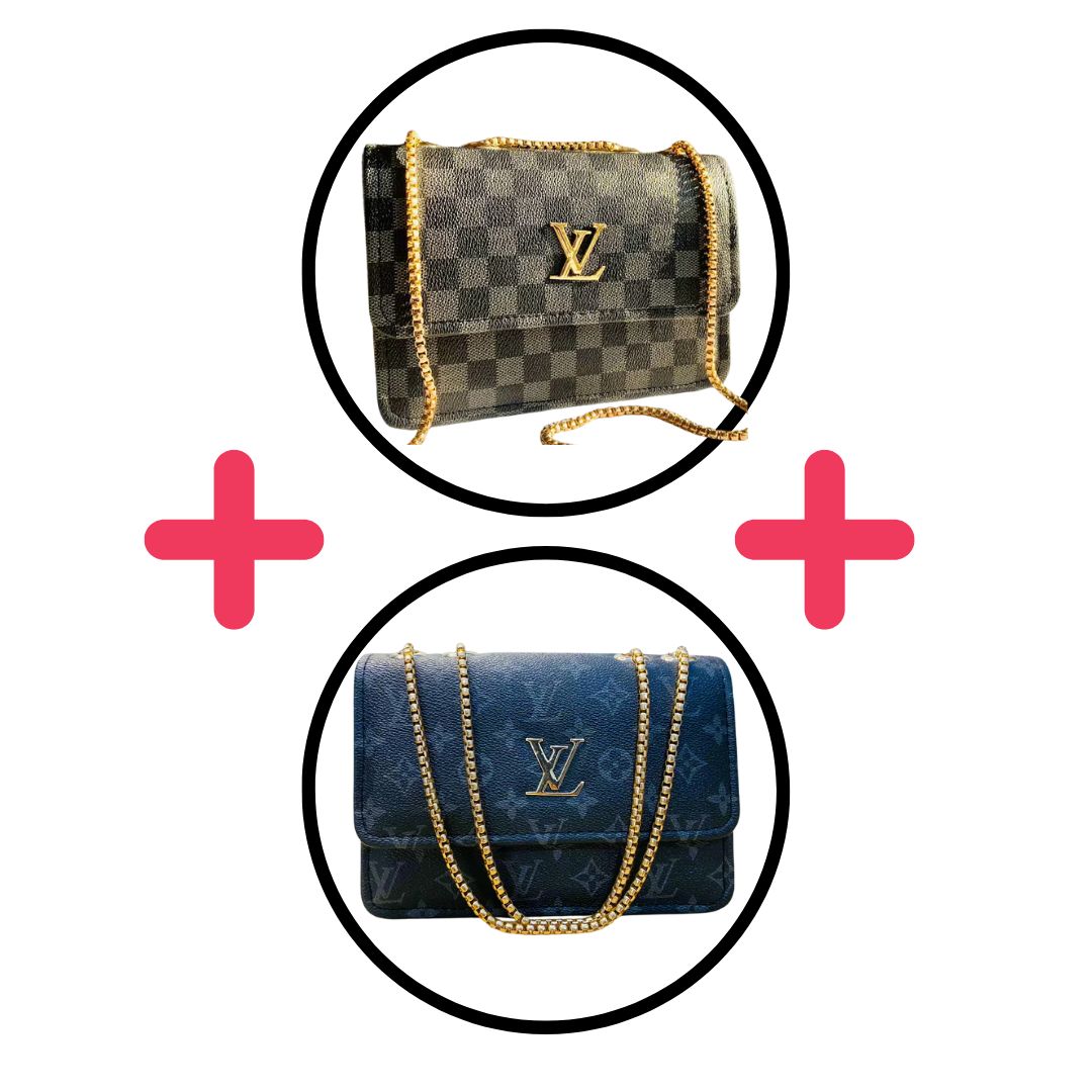 LV Trio Monogram & LV Prestige Crossbody Bag - Duo Combo Deal